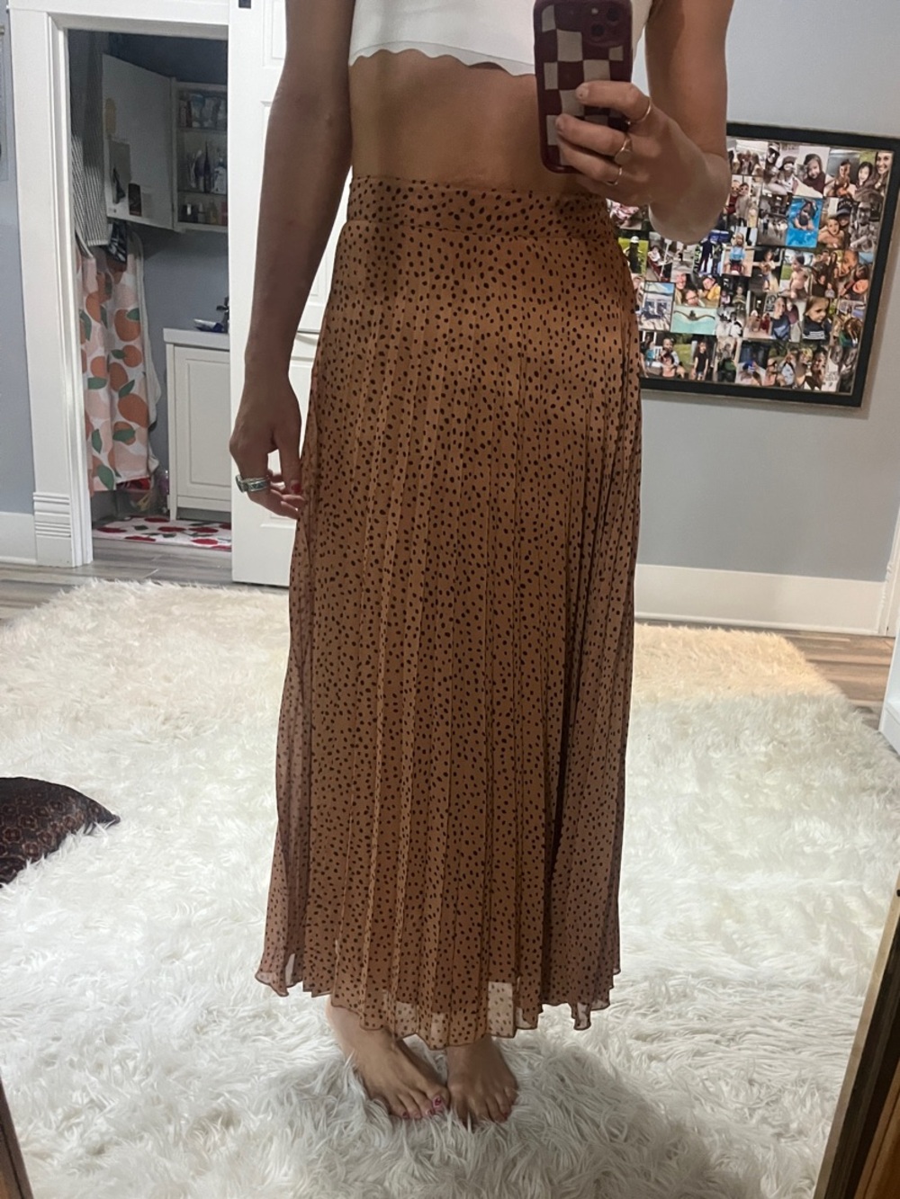 Japna Leopard Print Skirt